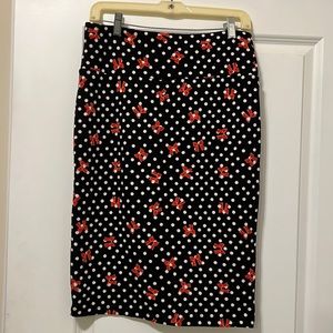 LuLaRoe Med Polka Dot Cassie Pencil Skirt